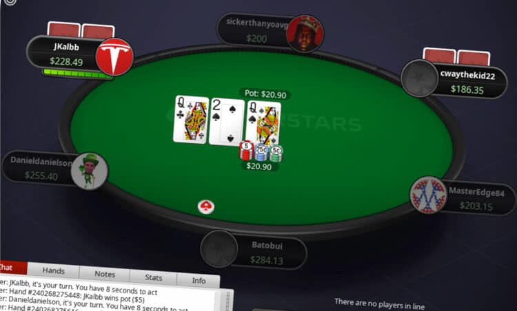 pokerstars cash game screen cap