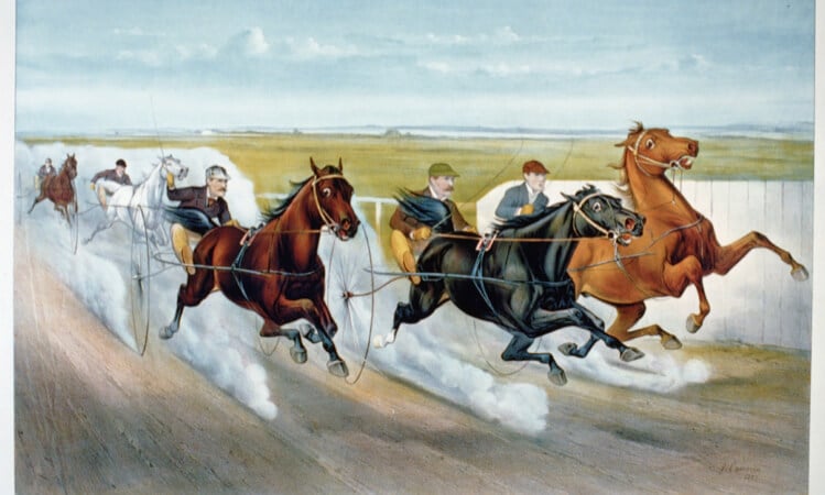horse race art